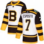 Camiseta Hockey Boston Bruins 7 Phil Esposito Autentico 2019 Winter Classic Blanco