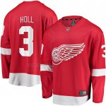 Camiseta Hockey Detroit Red Wings Justin Holl Primera Breakaway Rojo