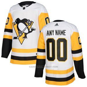 Camiseta Hockey Nino Pittsburgh Penguins Segunda Personalizada Blanco