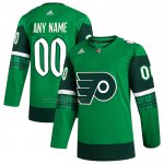 Camiseta Hockey Philadelphia Flyers 2023 St. Patrick's Day Autentico Personalizada Verde