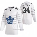 Camiseta Hockey Toronto Maple Leafs Auston Matthews Autentico 2020 All Star Blanco