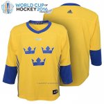 Camiseta Hockey Nino Suecia 2016 World Cup Amarillo
