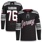 Camiseta Hockey New Jersey Devils P.K. Subban 2021-22 Alterno Autentico Negro