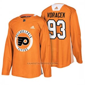 Camiseta Philadelphia Flyers Jakub Voracek New Season Practice Naranja