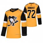 Camiseta Hockey Pittsburgh Penguins Patric Hornqvist Alterno Autentico Oro