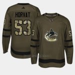 Camiseta Vancouver Canucks Bo Horvat Camo Salute To Service