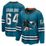 Camiseta Hockey San Jose Sharks Mikael Granlund Primera Breakaway Verde