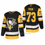 Camiseta Hockey Hombre Pittsburgh Penguins 73 Andrey Pedan Home Autentico Jugador Negro