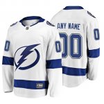 Camiseta Tampa Bay Lightning Custom 2019 Away Fanatics Breakaway Blanco