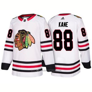 Camiseta Hockey Hombre Male Blackhawks 88 Patrick Kane Away 2018 Blanco