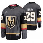 Camiseta Hockey Las Vegas Golden Knights Marc Andre Fleury Stanley Cup Playoffs Breakaway Jugador Negro