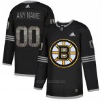 Camiseta Hockey Boston Bruins Personalizada Black Shadow