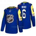 Camiseta Montreal Canadiens Shea Weber 2018 All Star Azul