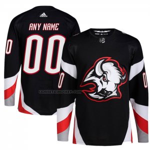 Camiseta Hockey Buffalo Sabres Alterno Autentico Pro Primegreen Personalizada Negro