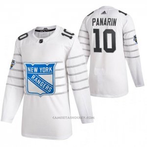 Camiseta Hockey New York Rangers Panarin Autentico 2020 All Star Blanco