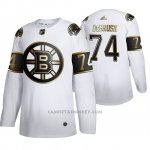 Camiseta Hockey Boston Bruins Jake Debrusk Golden Edition Limited Blanco