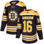 Camiseta Hockey Boston Bruins 16 Derek Sanderson Autentico 2019 Negro