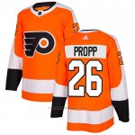 Camiseta Hockey Philadelphia Flyers 26 Brian Propp Primera Autentico Naranja