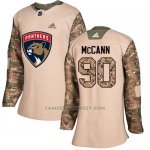 Camiseta Hockey Mujer Florida Panthers 90 Jarojo Mccann Camo Autentico 2017 Veterans Day Stitched