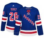 Camiseta Mujer New York Rangers 26 Jimmy Vesey Adizero Jugador Home Azul