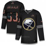 Camiseta Hockey Buffalo Sabres Jeff Skinner 2020 USA Flag Negro