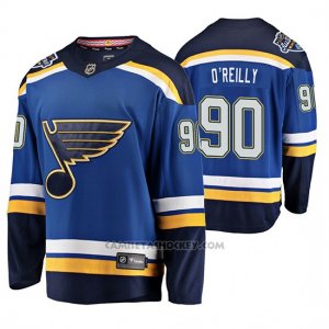 Camiseta Hockey St. Louis Blues Ryan O'reilly Home 2020 All Star Patch Azul