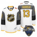Camiseta Hockey Calgary Flames 13 Johnny Gaudreau 2016 All Star Blanco