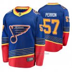 Camiseta Hockey St. Louis Blues David Perron Retro Premier Azul