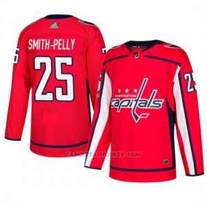 Camiseta Washington Capitals Devante Smith Pelly Autentico Home Rojo