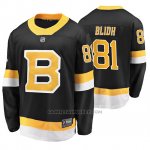 Camiseta Hockey Boston Bruins Anton Blidh Alternato Premier Breakaway Negro