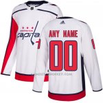 Camiseta Hockey Hombre Washington Capitals Segunda Personalizada Blanco