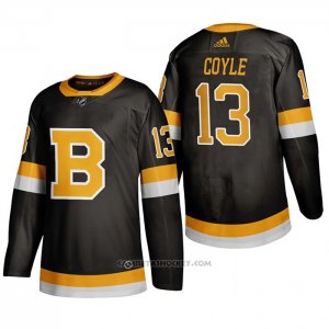 Camiseta Hockey Boston Bruins Charlie Coyle Alterno 2019-20 Negro