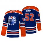 Camiseta Edmonton Oilers Patrick Russell Alternato Adidas Autentico Azul