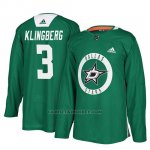 Camiseta Dallas Stars John Klingberg New Season Practice Verde