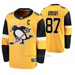 Camiseta Hockey Pittsburgh Penguins Sidney Crosby Alternato Breakaway Oro