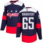 Camiseta Hockey Washington Capitals 65 Andre Burakovsky Autentico 2018 Stadium Series Azul