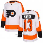 Camiseta Hockey Philadelphia Flyers 13 Kevin Hayes Road Autentico Blanco