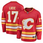 Camiseta Hockey Calgary Flames Milan Lucic Primera Breakaway Rojo