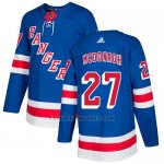 Camiseta Hockey Nino New York Rangers 27 Ryan Mcdonagh Azul Home Autentico Stitched