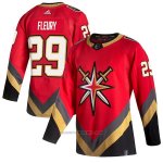 Camiseta Hockey Vegas Oroen Knights Marc Andre Fleury Reverse Retro Autentico 2020-21 Rojo