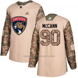 Camiseta Hockey Hombre Florida Panthers 90 Jarojo Mccann Camo Autentico 2017 Veterans Day Stitched