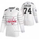 Camiseta Hockey Washington Capitals John Carlson Autentico 2020 All Star Blanco