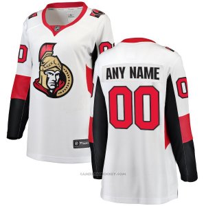 Camiseta Hockey Hombre Ottawa Senators Segunda Personalizada Blanco