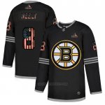 Camiseta Hockey Boston Bruins Cam Neely 2020 USA Flag Negro