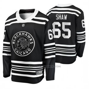 Camiseta Hockey Chicago Blackhawks Andrew Shaw Premier Alternato Negro