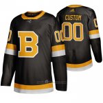 Camiseta Hockey Boston Bruins Tercera Personalizada Negro