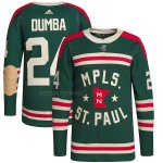 Camiseta Hockey Minnesota Wild Matt Dumba 2022 Winter Classic Autentico Verde