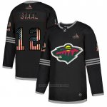 Camiseta Hockey Minnesota Wild Eric Staal 2020 USA Flag Negro