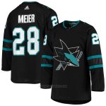 Camiseta Hockey San Jose Sharks Timo Meier Alterno Autentico Negro