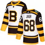 Camiseta Hockey Boston Bruins 68 Jaromir Jagr Autentico 2019 Winter Classic Blanco